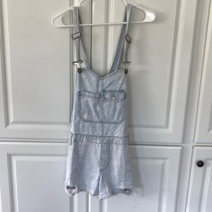 Free People Pattern Overalls